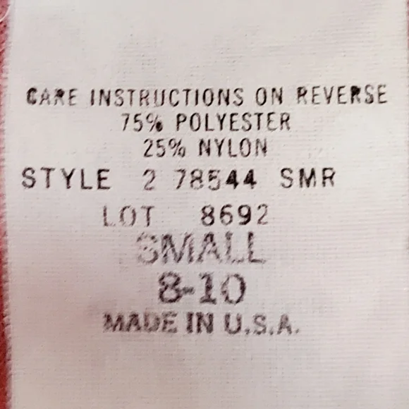 Vintage Robe Gilligan O'Malley Pink Velour Half Zip House Coat S 8-10 Ve… - Picture 10 of 11